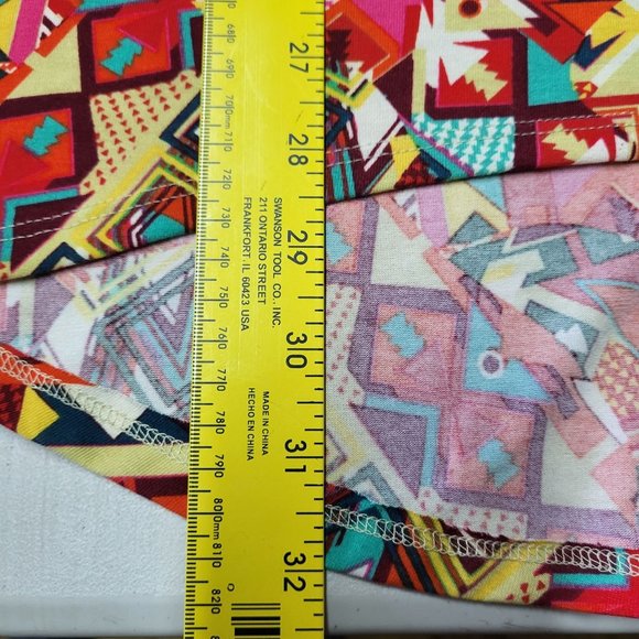 LuLaRoe Women's Size Large Tunic Shirt Multi-Color‎ Top Aztec Design Blouse - Picture 10 of 10